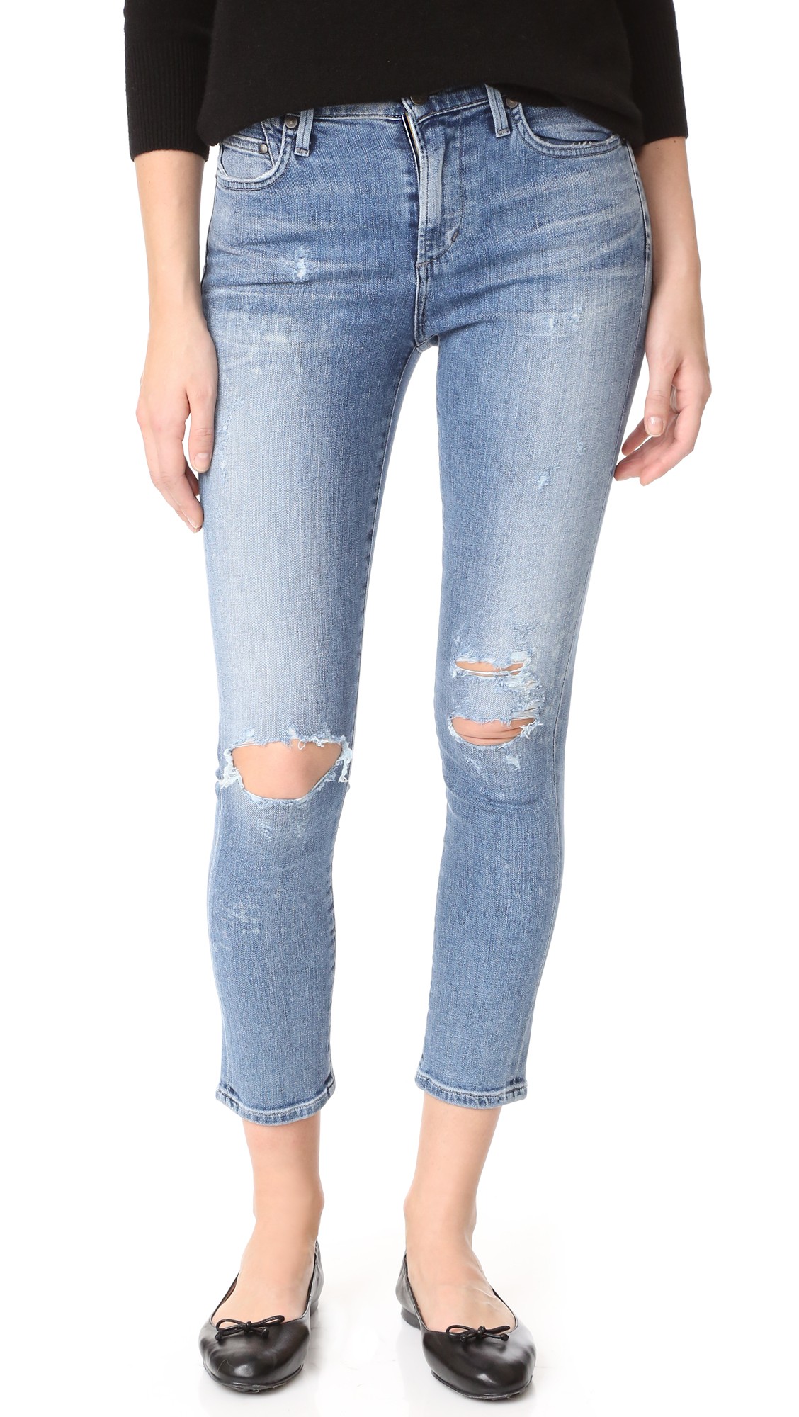 Citizens of Humanity Crop Rocket High Rise Jeans | Shopbop