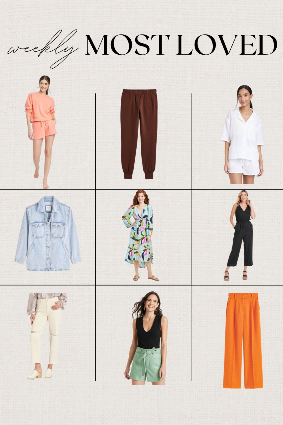 MOST LOVED THIS WEEK! 

#LTKFind #LTKunder50 #LTKstyletip