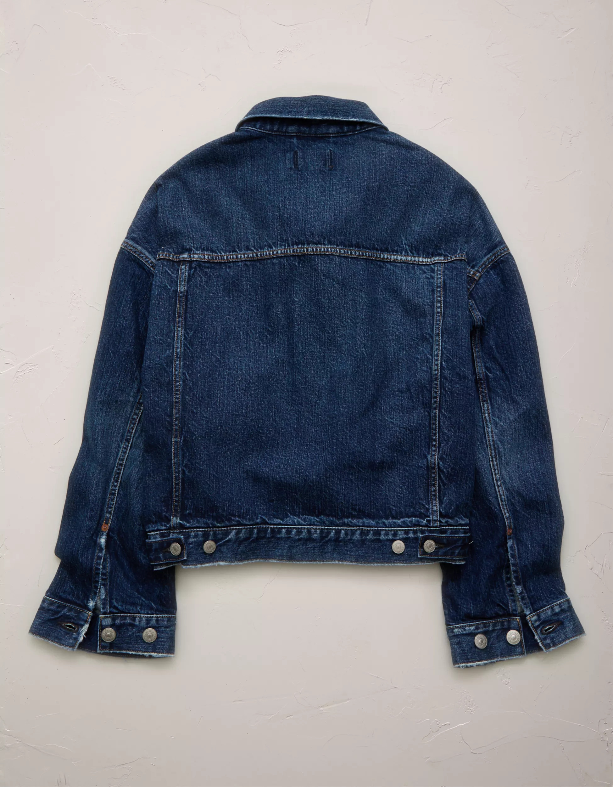 AE77 Premium Oversized Denim Jacket | American Eagle Outfitters (US & CA)