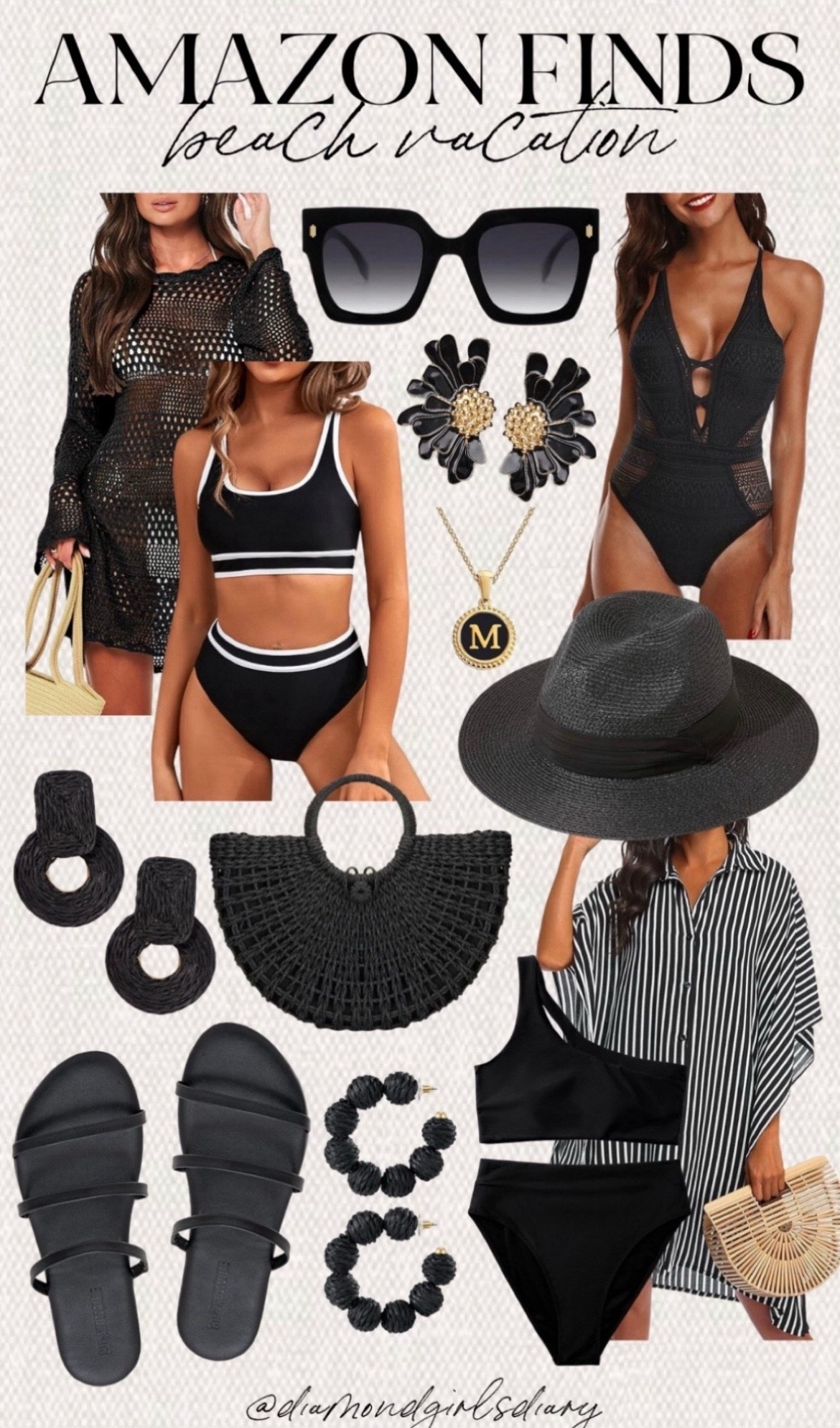 Beach vacation finds from Amazon! 

neutral black vacation & resort finds, Amazon favorites, trending

#LTKTravel #LTKSaleAlert #LTKSwim