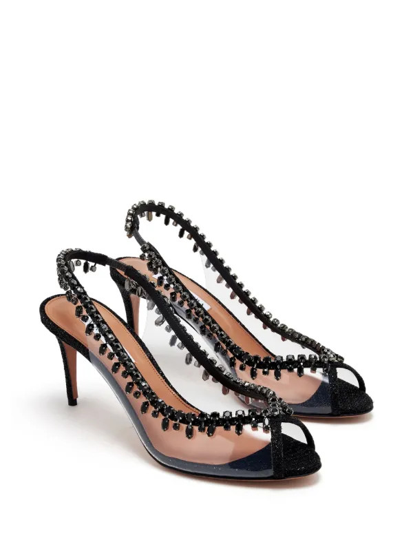 75mm Temptation Crystal pumps | Farfetch Global