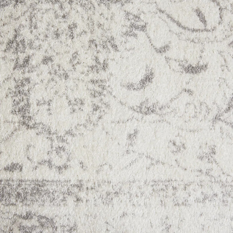 Aiken Oriental Ivory/Sliver Area Rug | Wayfair North America