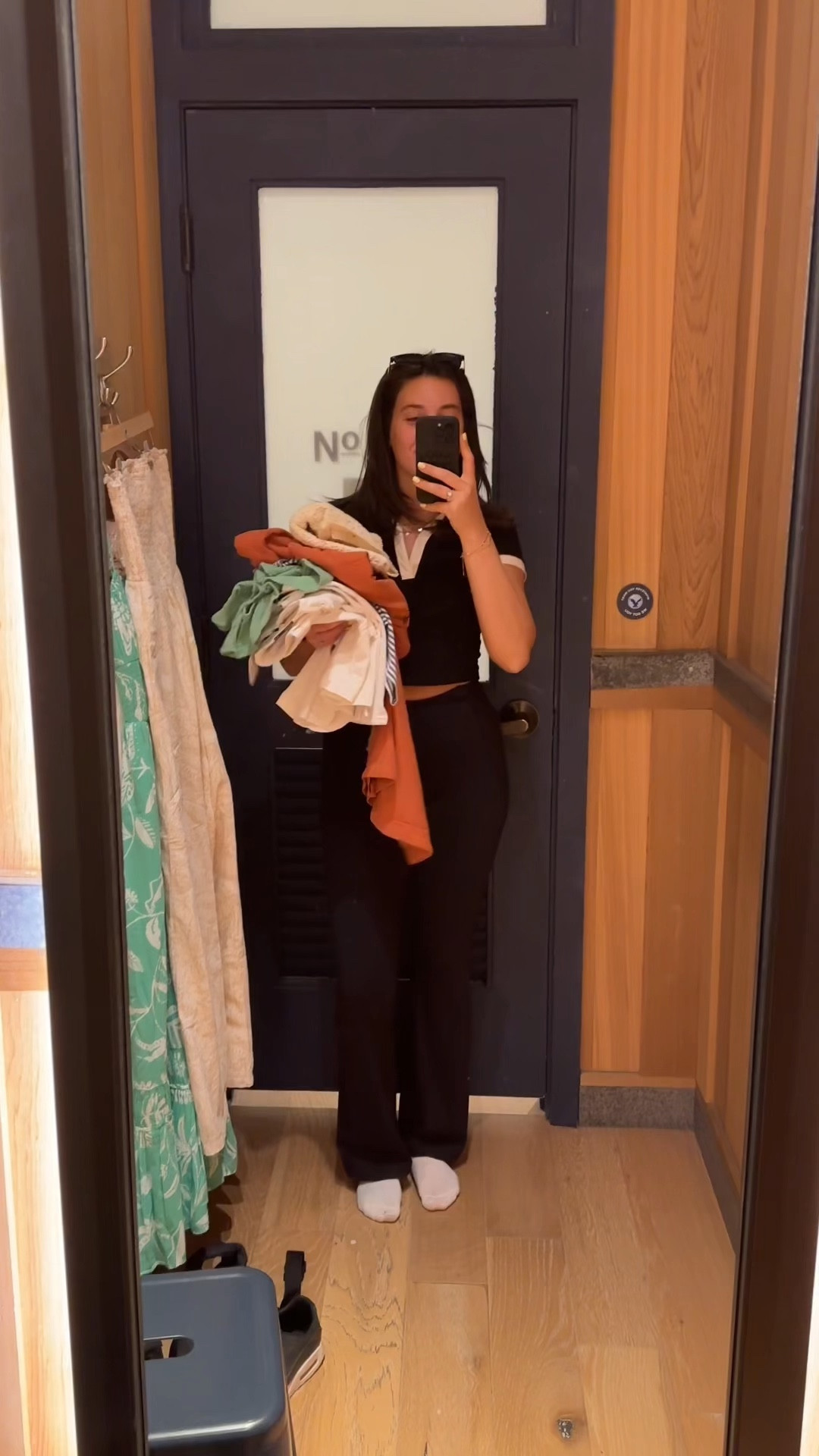 size medium in tops, size 6 in bottoms🤍

#LTKFindsUnder100 #LTKStyleTip #LTKVideo