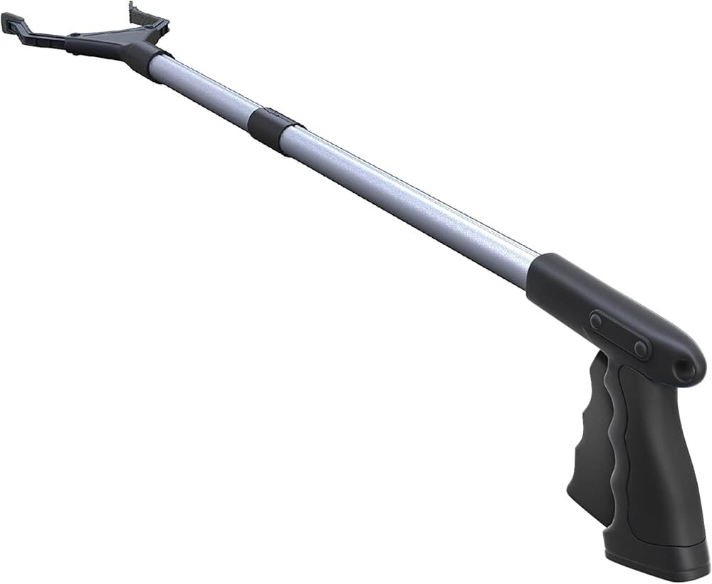 FitPlus 2024 Upgrade PowerGrip T9, Grabber Reacher Tool, Wide Jaw, Foldable, Steel Cable, with 96... | Amazon (US)