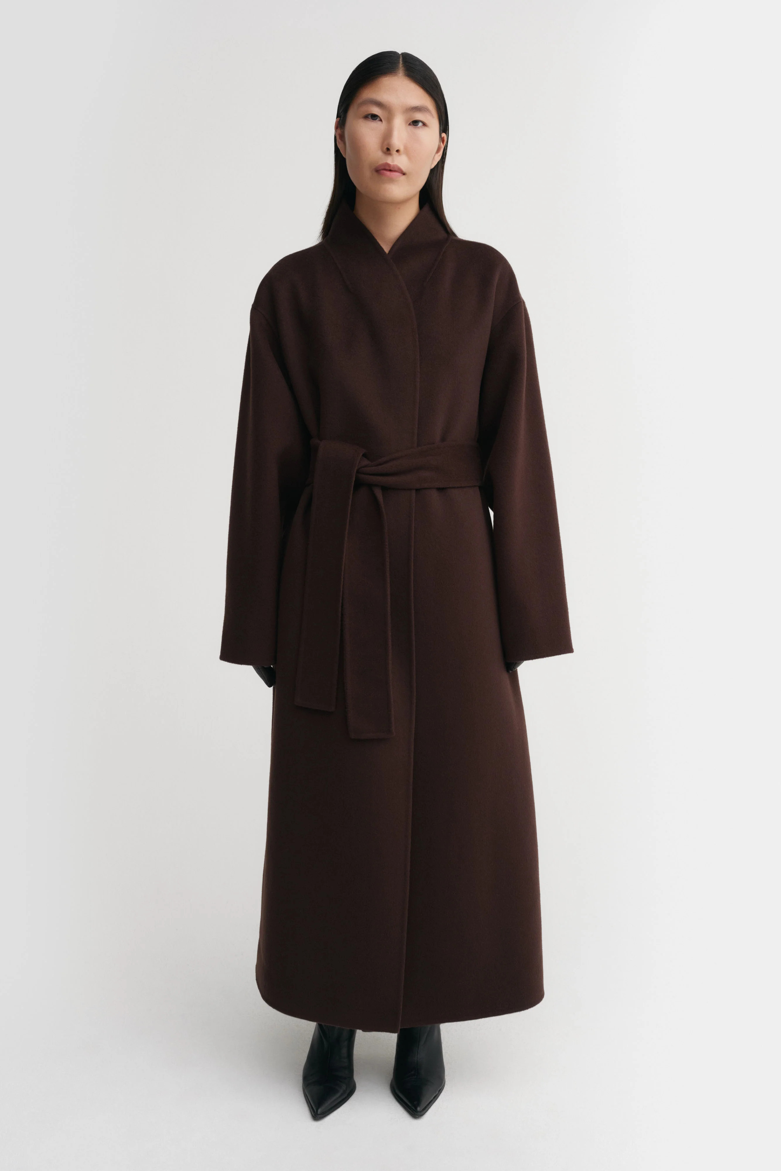 Mara Doublé Coat, chocolate | Almada Label