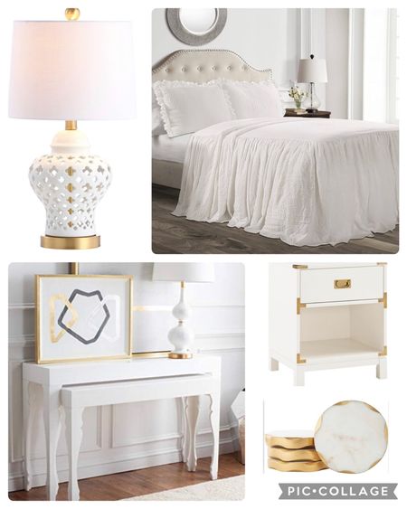 White and Gold Bedroom Favorites 


White bedding, campaign furniture, nightstand, bedside table, marble, lacquer, ginger jar, grand millennial style

#LTKhome #LTKsalealert