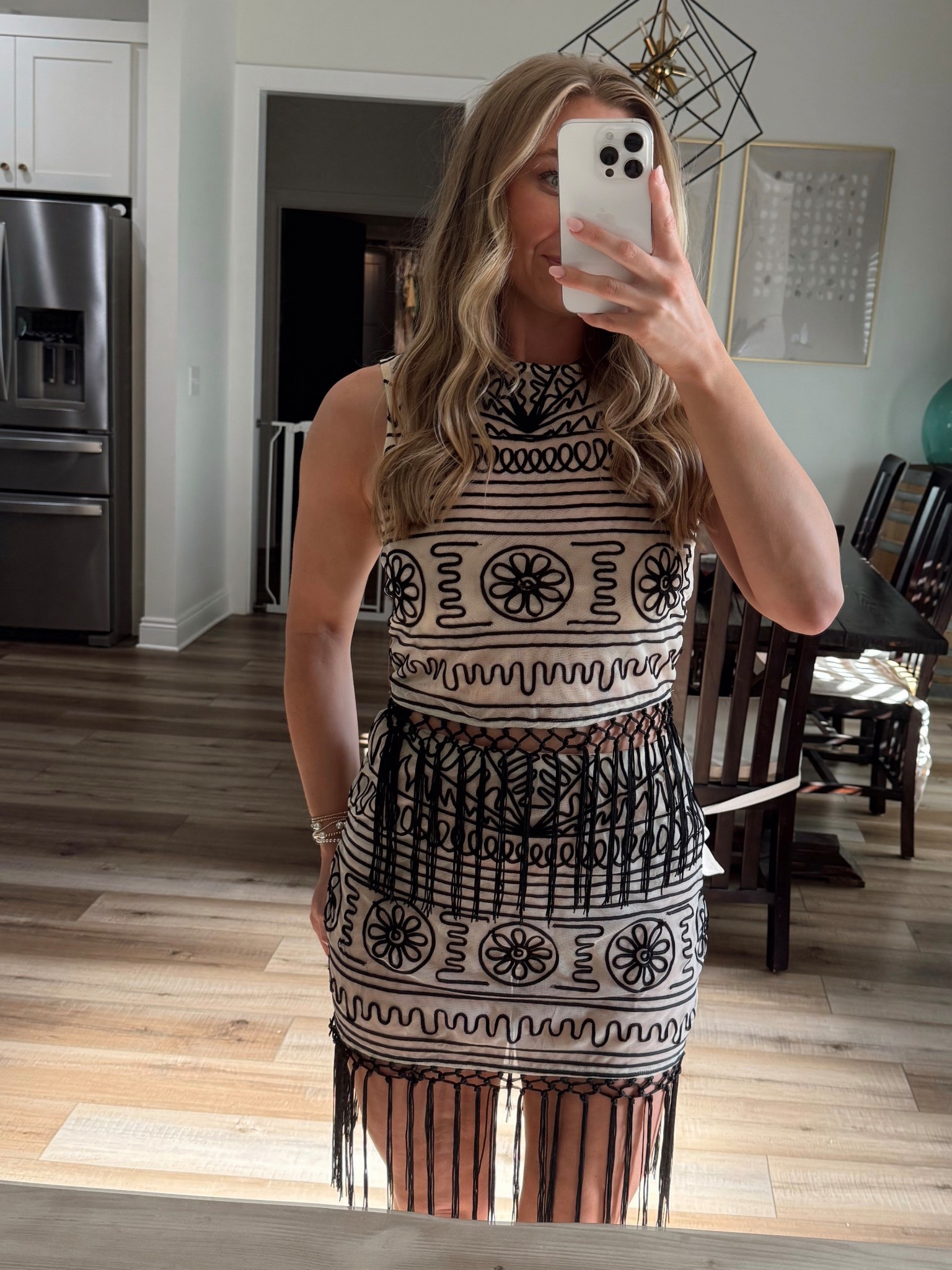 Small. Should have sized up in top! 