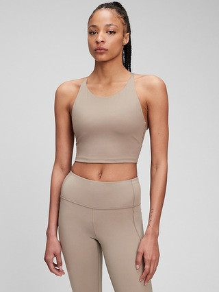 GapFit Recycled Power Longline Sports Bra | Gap (US)