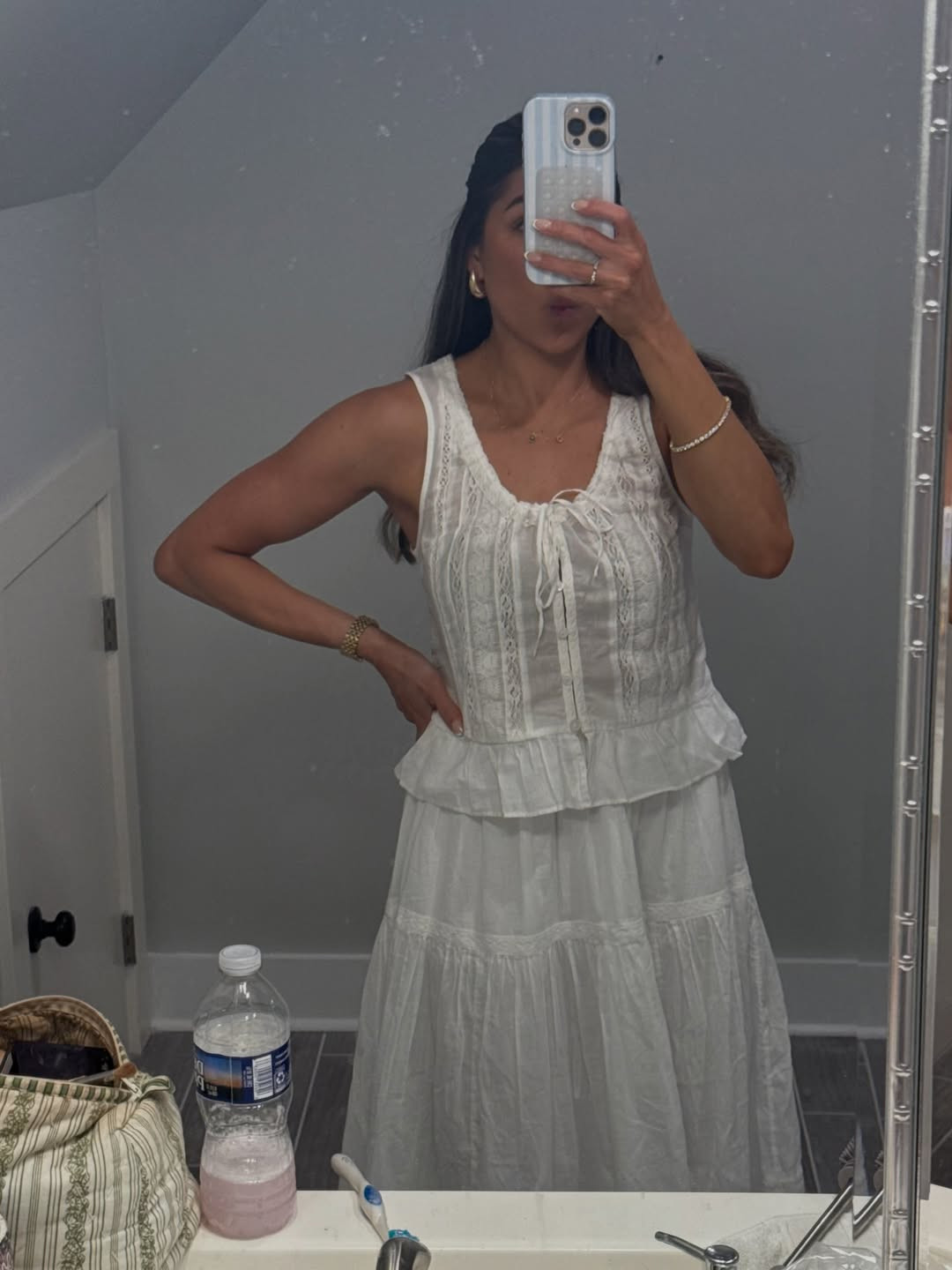 This white lace set from @abercrombie is on sale today as well! 

#LTKSaleAlert #LTKootd #LTKSeasonal