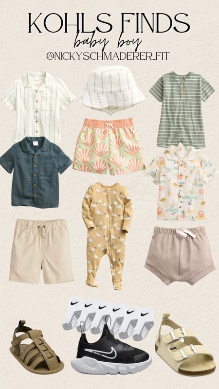 Kohls finds for baby boy! The Lauren Conrad line is my favorite—so trendy and also has similar girl styles! 

Baby 
Infant 
Summer kids clothes 
Family 
Family vacation 



#LTKbaby #LTKkids #LTKSeasonal