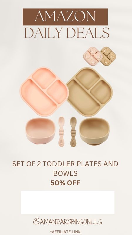 Amazon daily deals
Set of two toddler plates and bowls 

#LTKKids #LTKSaleAlert
