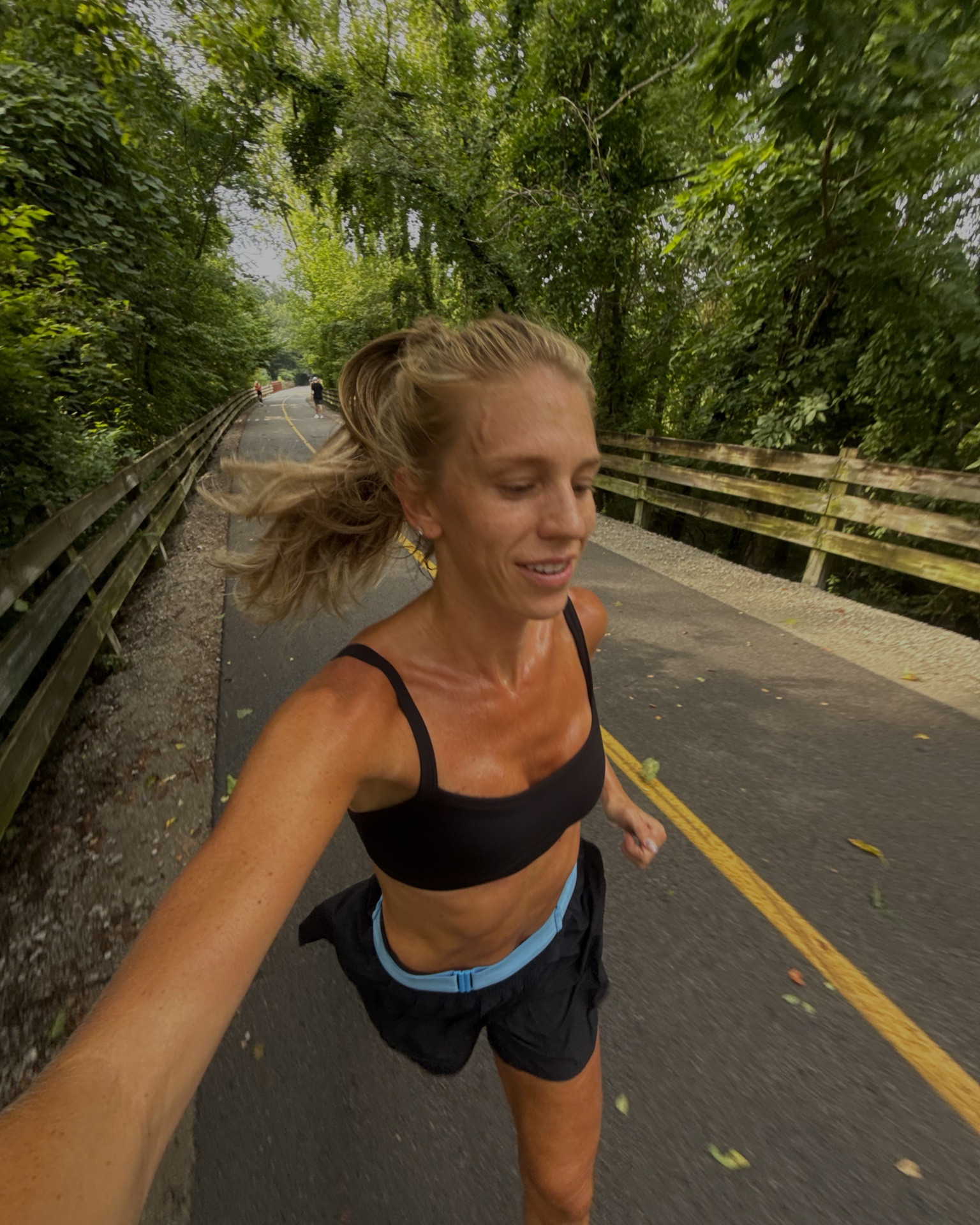 Today’s run it was super hot so we’re one of my favorite running shorts and this comfortable sports bra from @ptula00 @lululemon 
I’m wearing my true size medium in the 4 inch inseam in the shorts and then a size medium in the sports bra

#LTKActive #LTKfitnessgoals #LTKmorningroutine