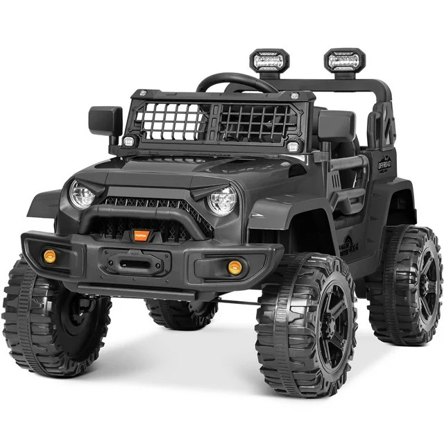 Funtok Kids 12V Electric Ride on Truck Toy Car with Remote Control, Spring Suspension, DIY Sticke... | Walmart (US)