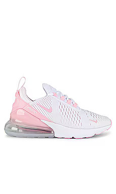 Nike Air Max 270 Sneaker in White, Med Soft Pink, & Pearl Pink from Revolve.com | Revolve Clothing (Global)
