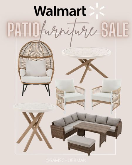 Walmart has some amazing sales right now on patio furniture. Here’s some of my picks. I absolutely love these tables. The colors are gorgeous!! We have this chair set and they’re so comfy. We got them in black but I kinda wish I had them in white!! 

#walmartfinds #walmartpatio 

#LTKhome #LTKsalealert #LTKSeasonal