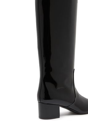 High boots Triomphe in patent calfskin - CELINE | 24S US