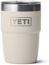 YETI Rambler 8 oz Insulated Coffee Mug with Lid - Stackable Double-Wall Vacuum Insulated Coffee C... | Amazon (US)