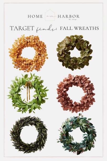 Fall wreaths from Target 🍂

#hearthandhand #studiomcgee 

#LTKhome #LTKSeasonal #LTKFind