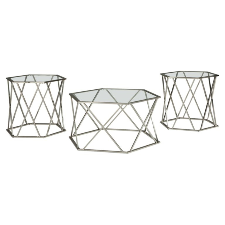 Signature Design by Ashley Madanere 3 Piece Occasional Table Set | Walmart (US)