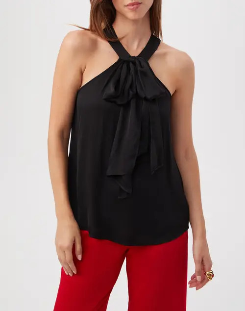 Trina Turk Mallie Top in Black at Nordstrom, Size Small | Nordstrom
