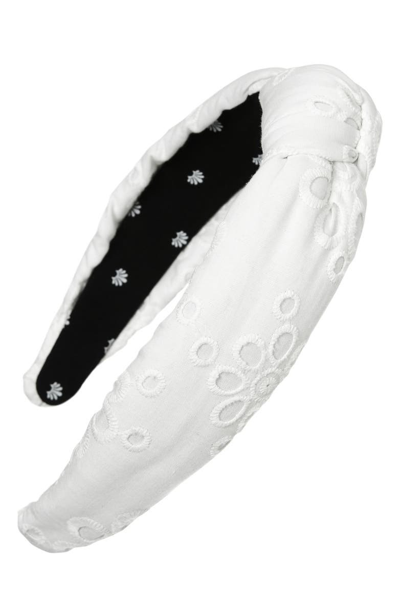Lele Sadoughi Eyelet Knotted Headband | Nordstrom | Nordstrom
