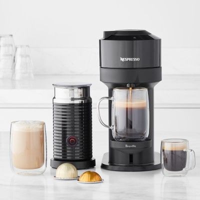 Nespresso Vertuo Next by Breville Gloss Black with Aeroccino | Williams-Sonoma