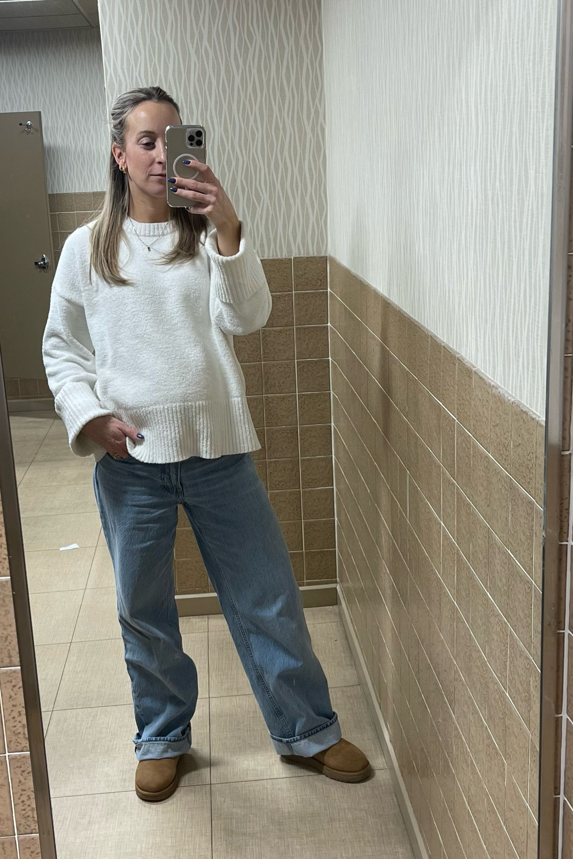Love Abercrombie Low Rise Extra Loose Jean for maternity I’m 29 weeks here and still only sized up by 1 size ! 

#LTKSaleAlert #LTKBump #LTKMostLoved