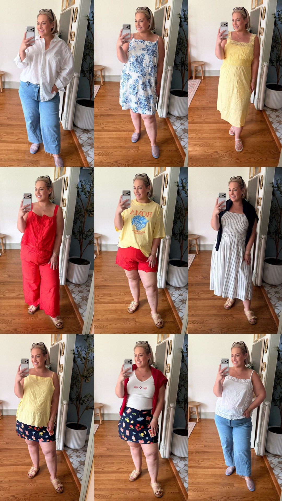 50% off everything online at Old Navy🎉
White button down XL
Blue floral dress XXL
Yellow dress: XL
Red set: XXL in both
Red shorts: 2X
Yellow tee: 2ax
Stripe dress: XL
Yellow top: XXL
Skort: 2X

#LTKPlusSize #LTKootd #LTKSaleAlert