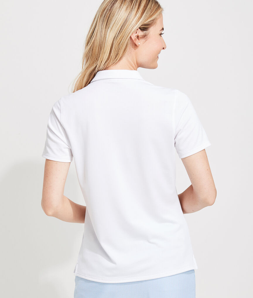 Women's Solid Pique Polo | vineyard vines