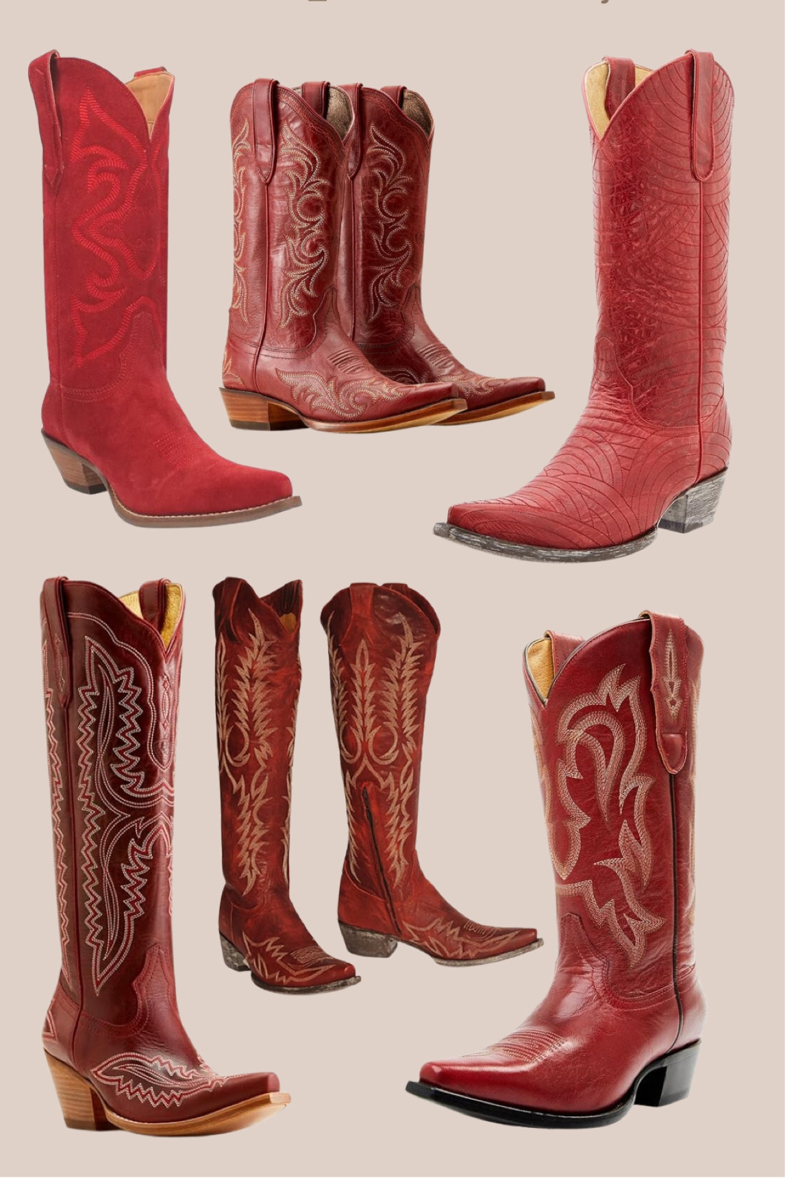 Red Cowboy Boots 

#LTKGiftGuide #LTKU #LTKSeasonal