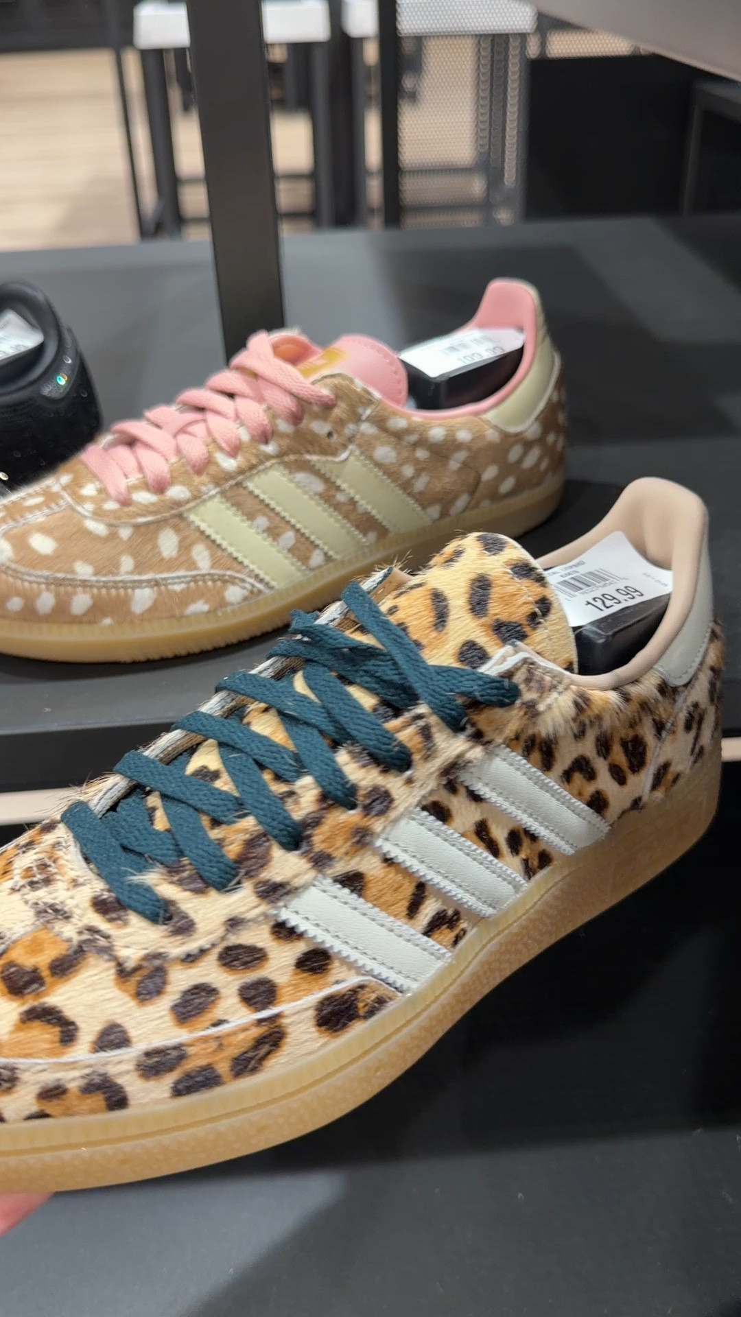 Adidas sneakers are having a major fall moment 🍂 The new prints are SO good—from leopard and polka dots to snakeskin and rich fall colors. Such an easy way to make a basic jeans + sweater outfit feel instantly more fun.

adidas sneakers, adidas samba sneakers, fall sneakers for women, leopard print sneakers, animal print shoes, polka dot sneakers, snakeskin sneakers, trendy fall shoes, casual fall outfit, women’s sneakers, fall fashion 2026