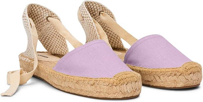 Soludos Women's Lauren Lace Up Espadrille Flat Sandal | Amazon (US)
