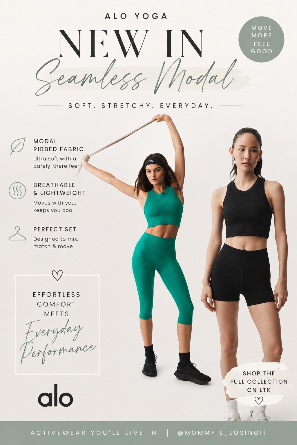 NEW IN: Alo Seamless Modal Collection | Soft, Sculpting Activewear You’ll Live In

The new Alo Seamless Modal Collection is everything I want in activewear—ultra-soft, lightweight, and flattering enough to wear from workouts to running errands. The ribbed fabric feels incredible, the fit is sculpting without feeling restrictive, and these sets are perfect for everyday movement.

If you’re looking to refresh your workout wardrobe with elevated basics, this collection is worth adding to your cart. I’m linking my favorites on LTK.

Shop my picks before sizes sell out.

#LTK #LTKActive #AloYoga #Alo #WorkoutStyle #Activewear #GymStyle #Athleisure #FitnessFashion #PilatesStyle #RunningStyle