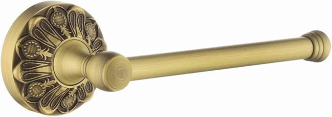 Antique Brass Toilet Paper Holder, Bathroom Tissue Roll Holder Wall Mount, Vintage Gold Decorativ... | Amazon (US)