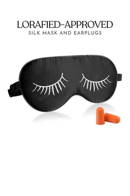 LORAfied Approved - Silk Sleep Mask with earplugs 
Under $10


#LTKsalealert #LTKbeauty #LTKunder50