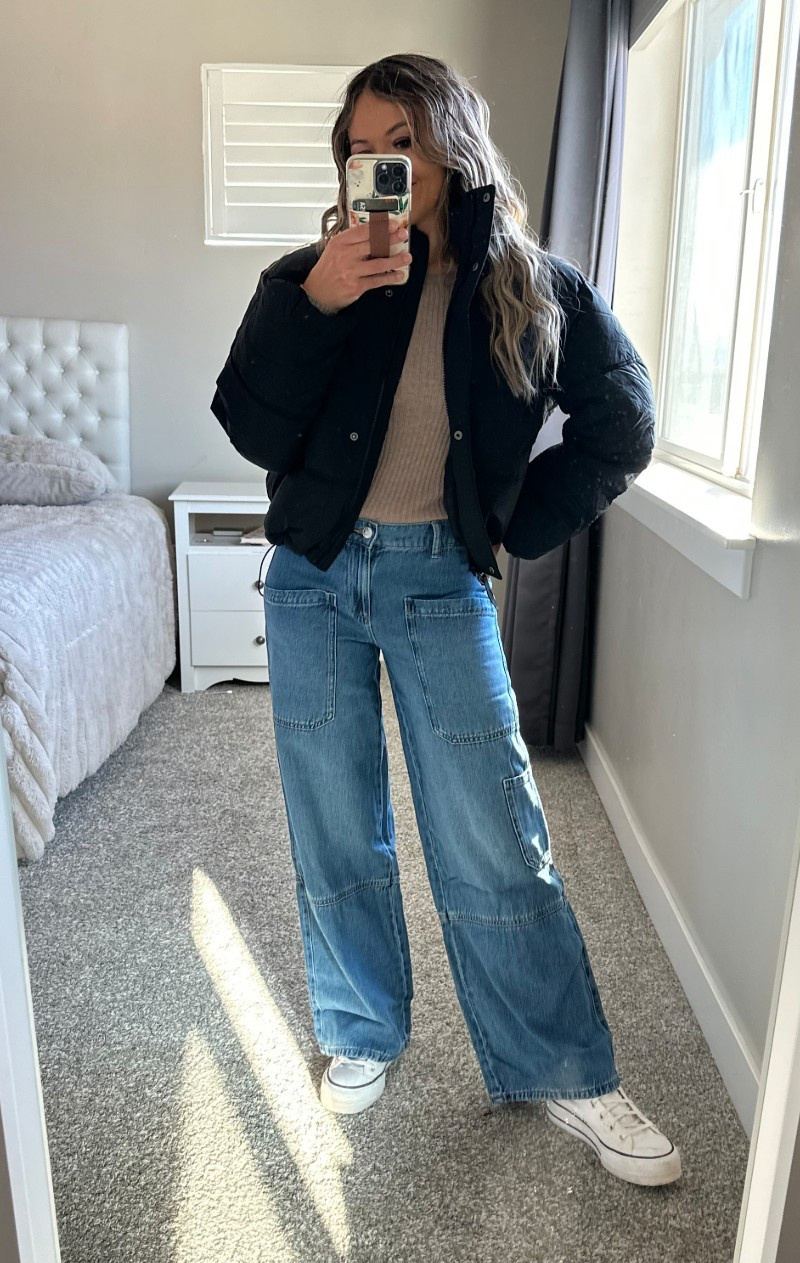 $29 puffer jacket, $20 jeans, and $15 top at Walmart and old navy! #LTKFamily 

#LTKPetite #LTKSaleAlert