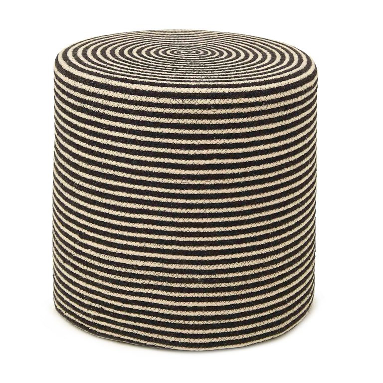 REDEARTH Cylindrical Pouf Foot Stool Ottoman -Stylish Boho Pouffe Poof Accent Chair Footrest for ... | Walmart (US)