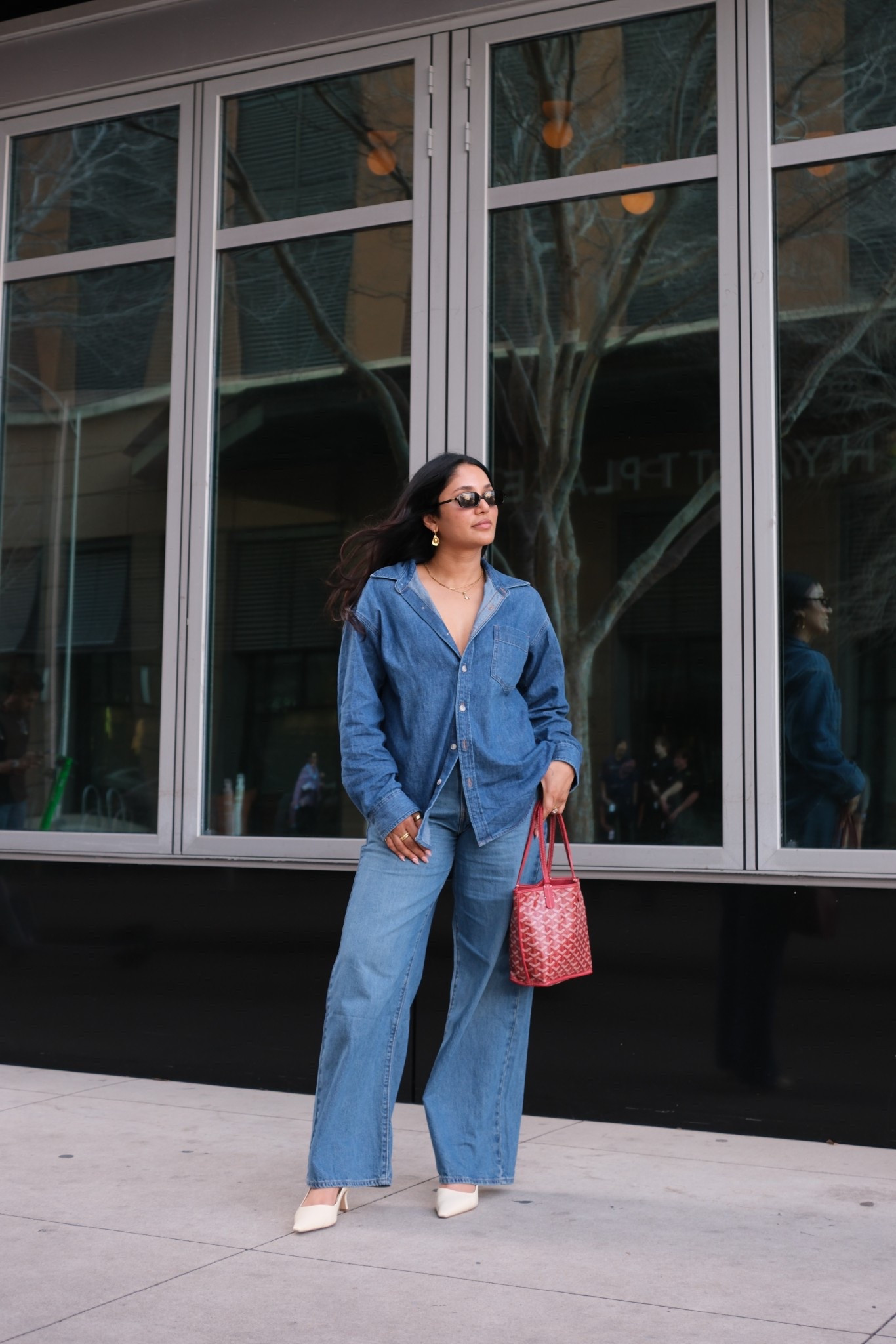 Xs on top 
27 in jeans 

#LTKStyleTip