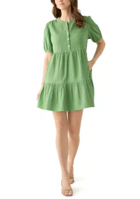 Wonderly Women's Tiered Gauze Mini Dress | Belk