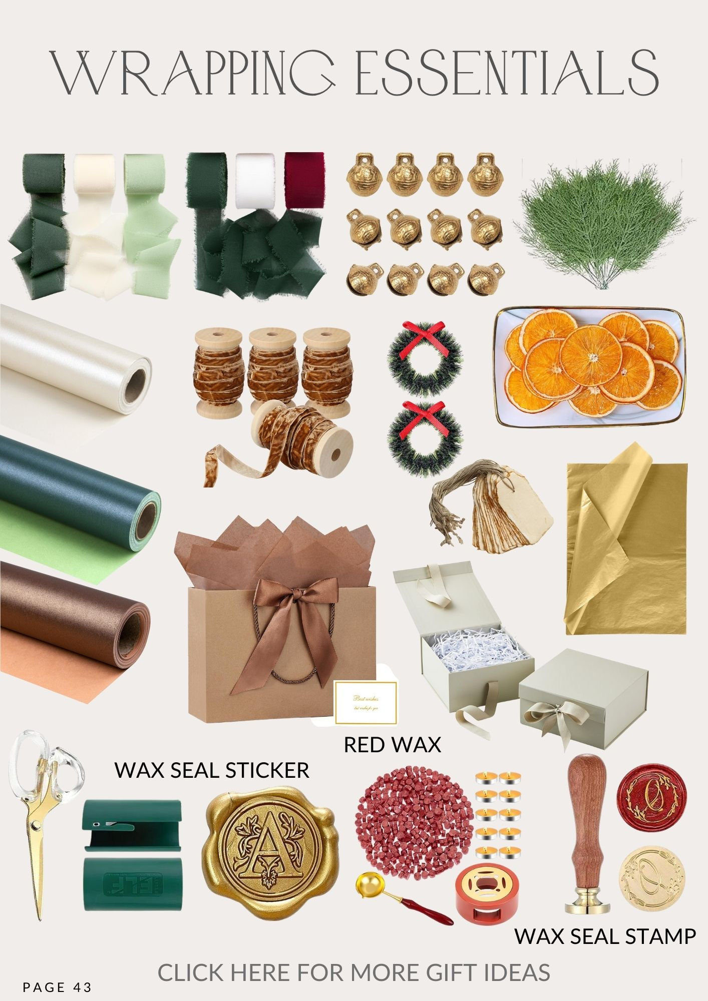 These gift wrapping essentials are so perfect for anyone your shopping for! Wether your keeping it on a budget of splurging there is something perfect for anyone that your shopping for! 

#founditonamazon #amazonfinds #amazonassociates
