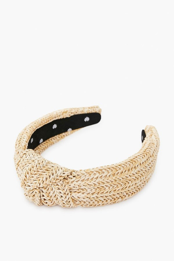 Raffia Knotted Headband | Addison Bay
