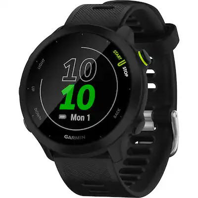 Garmin - Forerunner 55 GPS Smartwatch 42mm Fiber-Reinforced Polymer - Black - (2021) | Best Buy U.S.
