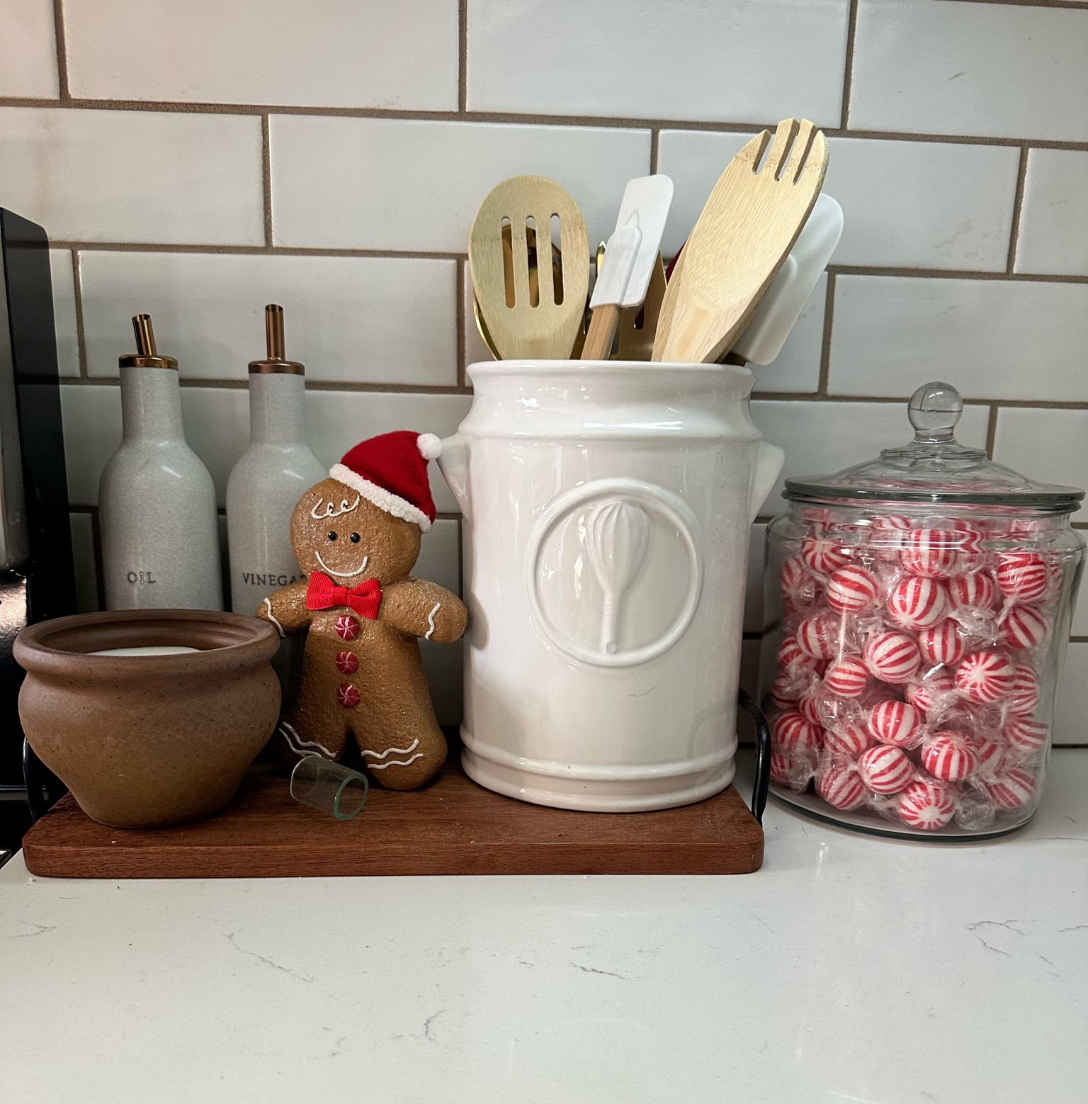 Kitchen counter Christmas decor 🍬

#LTKSeasonal #LTKHoliday #LTKHome