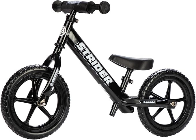 Strider 12” Sport Bike - No Pedal Balance Bicycle for Kids 1 to 4 Years - Includes Safety Pad, ... | Amazon (US)