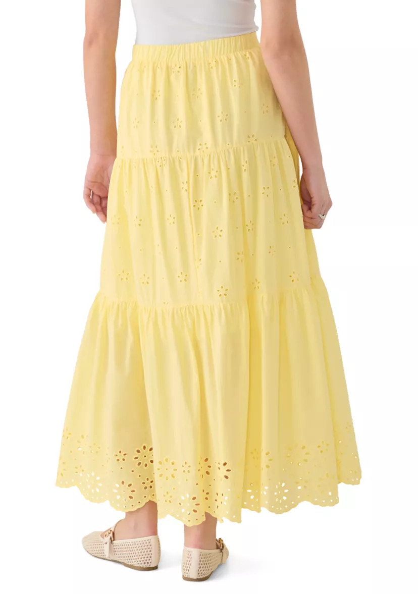 Women's Maxi Eyelet Skirt | Belk