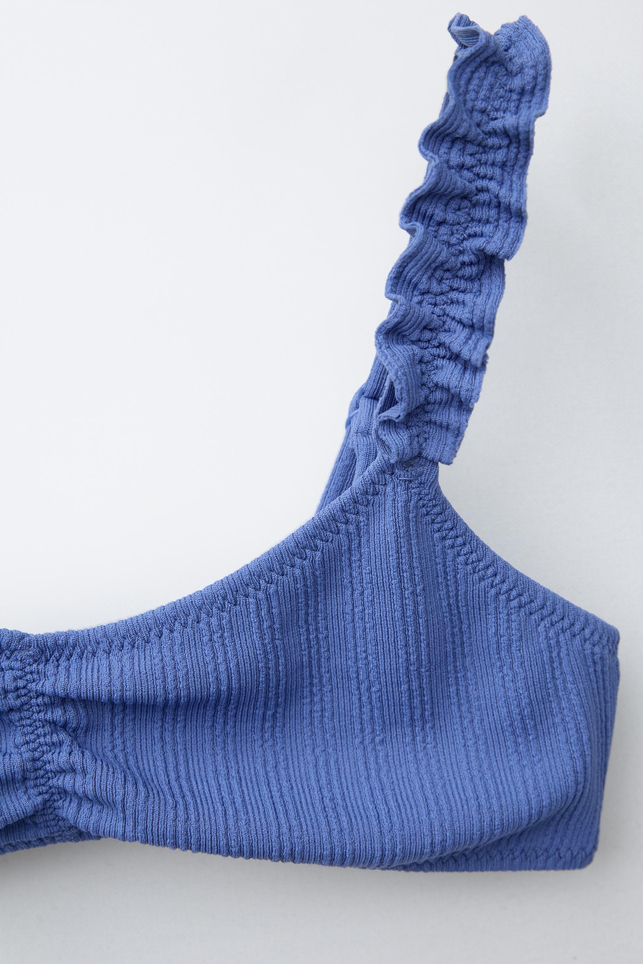 6-14 YEARS/ TEXTURED RUFFLE BIKINI | Zara US