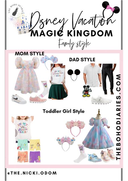 Family outfits for Disney’s Magic Kingdom ! From Disney socks to rainbow pouf dresses these combinations for Magic Kingdom makes for the best pictures while everyone can still have fun comfortably! #Disneyoutfit #DisneyStyle #DisneyMom #DisneyDad

#LTKmidsize #LTKfamily #LTKstyletip