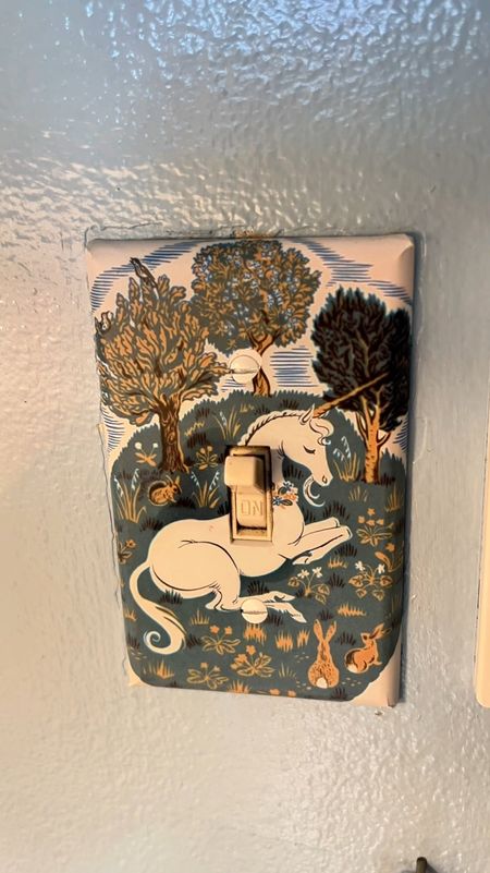 I’ve seen a lot of comments asking about my light switch. I found it on Etsy and had to have it. The Last Unicorn is one of my most favorite childhood memories. 🦄 I found out recently that studio ghibli had something to do with the movie too. I linked some cute unicorn decor including the unicorn tapestry I have, unicorn lamps, unicorn art, and unicorn statues. 

#LTKVideo #LTKHome #LTKFindsUnder50