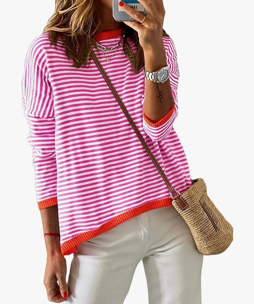 Valentines outfit women - ON SALE - This is a great designer lookalike at a much nicer price and it has a clickable coupon. This could be worn well into the spring without feeling like it only fits for February. Comes in more colors, too  

#amazon #designerdupe #LTKSaleAlert #stripedsweater #pinksweater #valentinessweater #lookalike #LTKU #under25 #salefinds #budgetfriendly 




#LTKSeasonal #LTKOver40 #LTKValentine