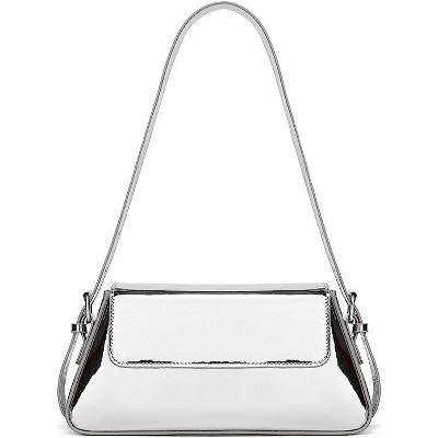 Generic Evening Shiny Hobo Purse Sparkly Silver Purse Satchel Metallic Tote Handbag Clutch Shoulder Bag | Target